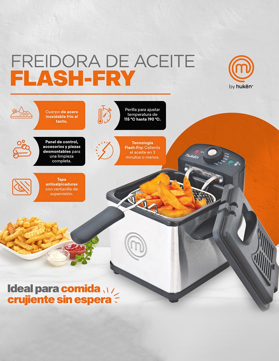Freidora de aceite 1.5 L Mk-Df-1Ss 6