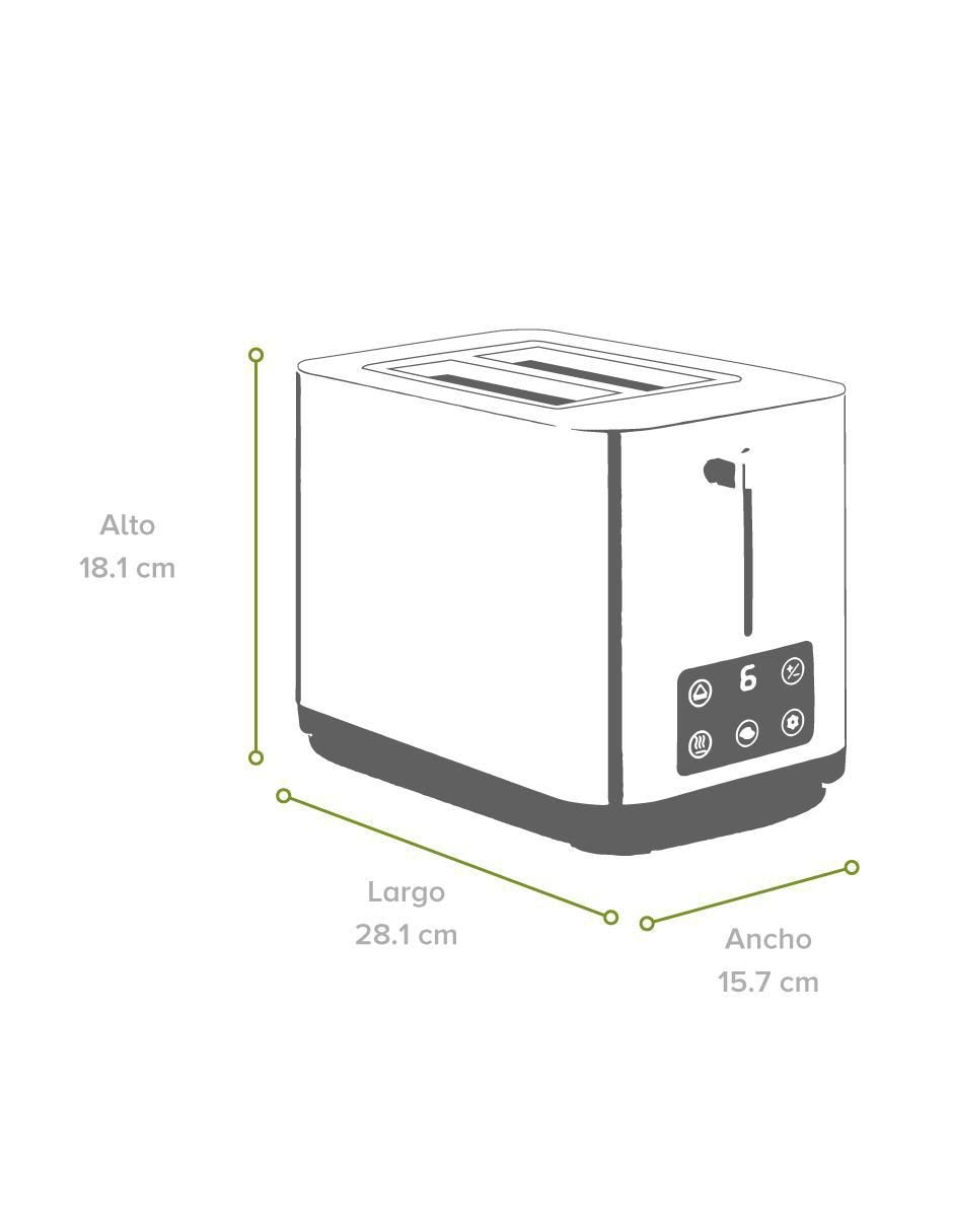 Tostadora de Pan Bagles Panel Digital Ajustable AVERA TP01