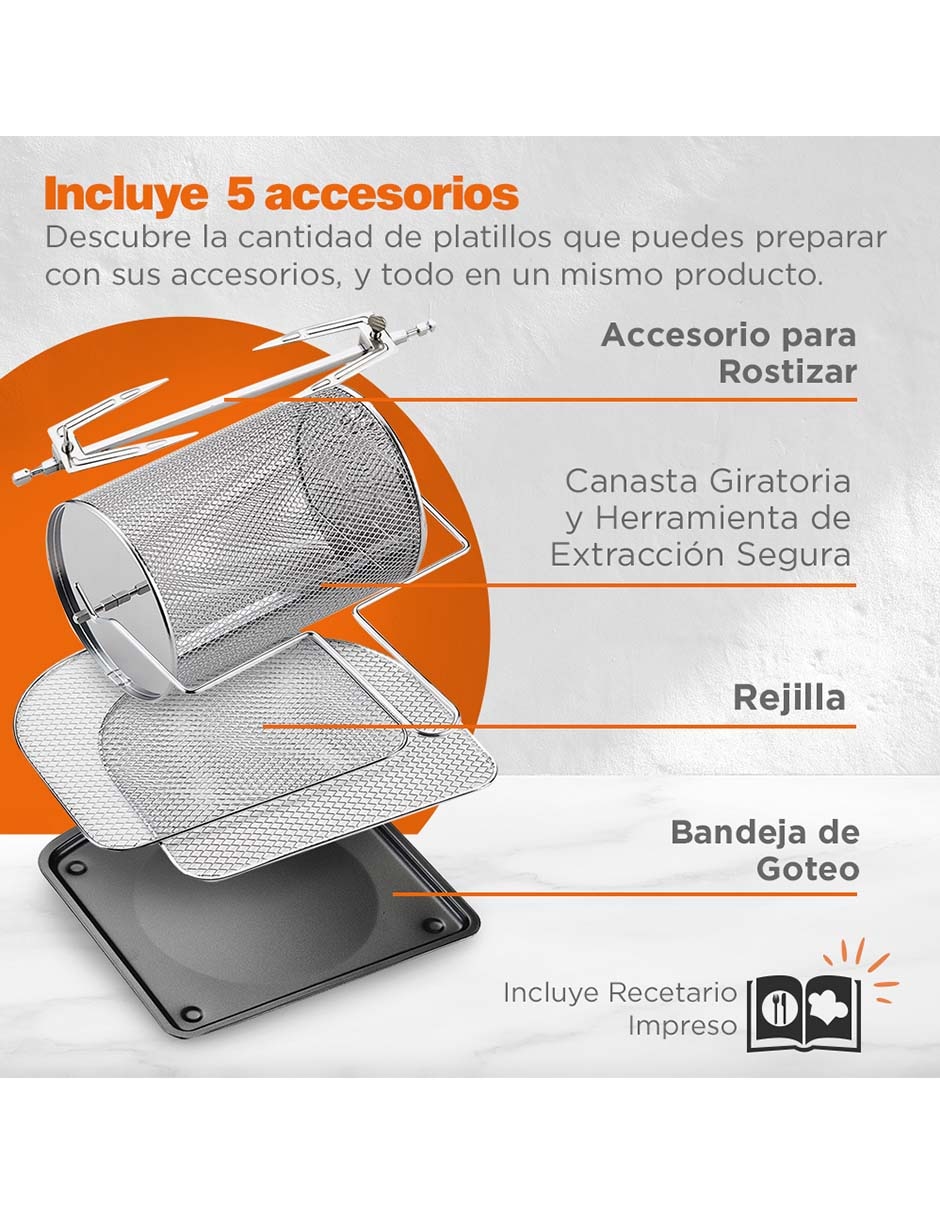 Freidora de aire 12 L Mk-Afo-12T 10