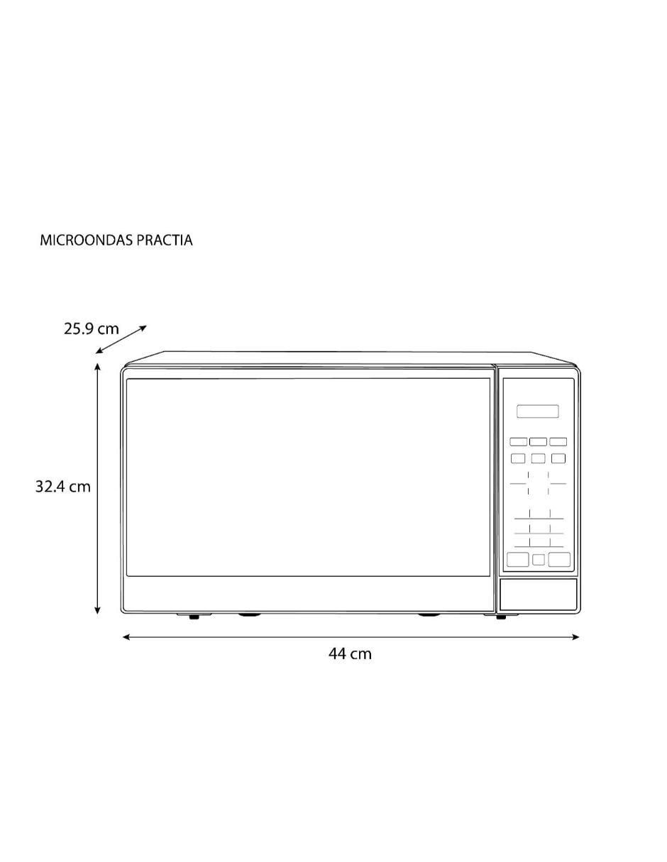 Horno de microondas de convección modelo MMDF07S2MG 0.7 pies cúbicos 12