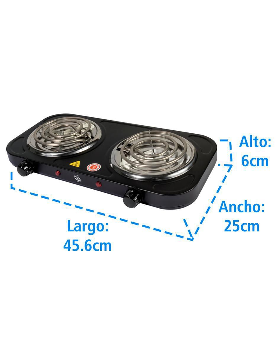 Parrilla eléctrica IU-2E2000 de acero 5