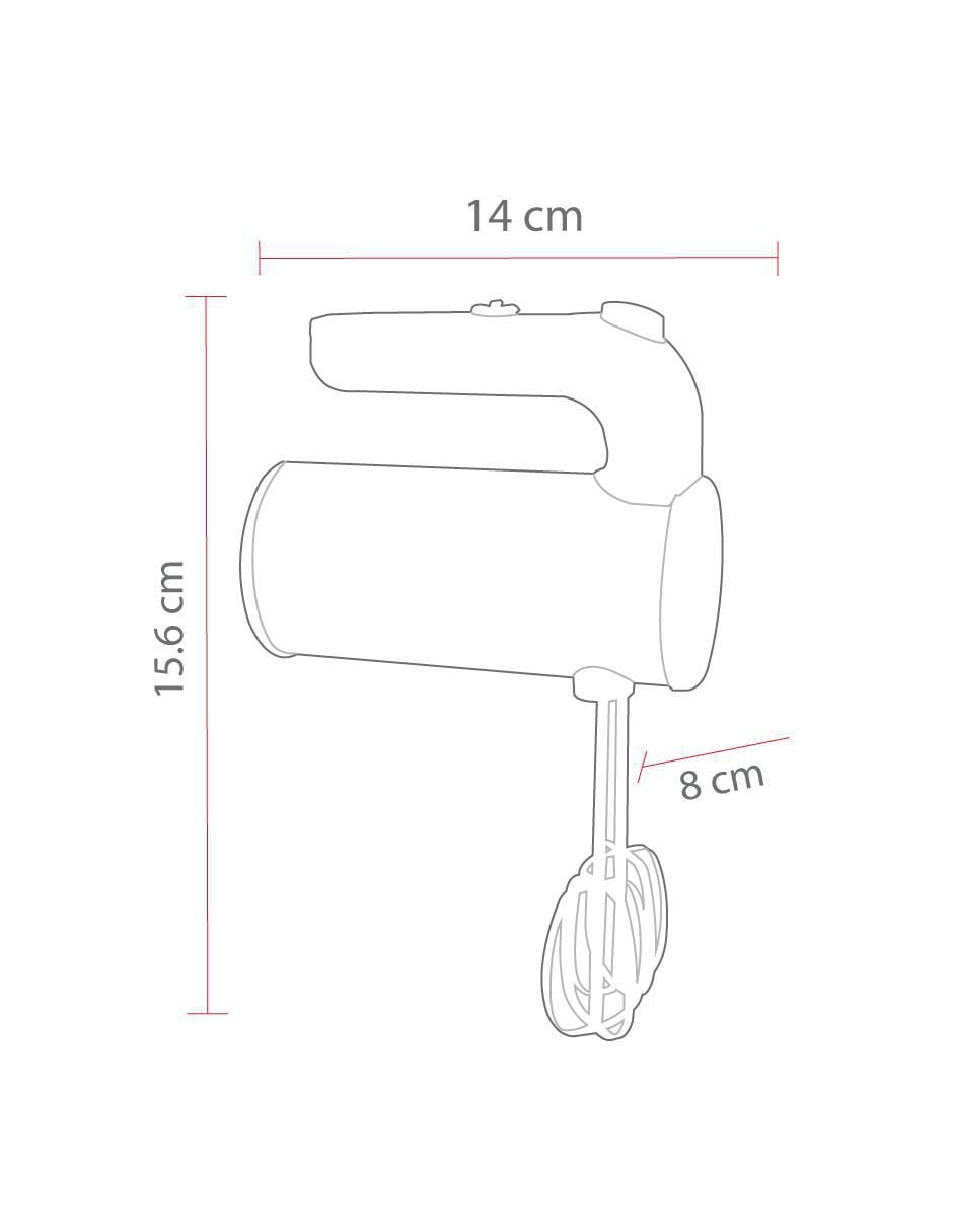 Batidora manual 5 velocidades Kumx009M 3