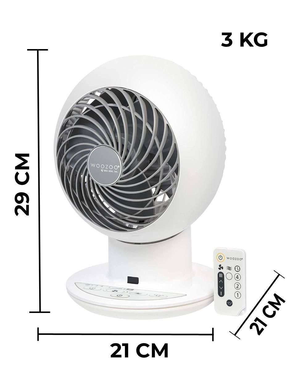 Ventilador de mesa con control remoto 5 velocidades 3