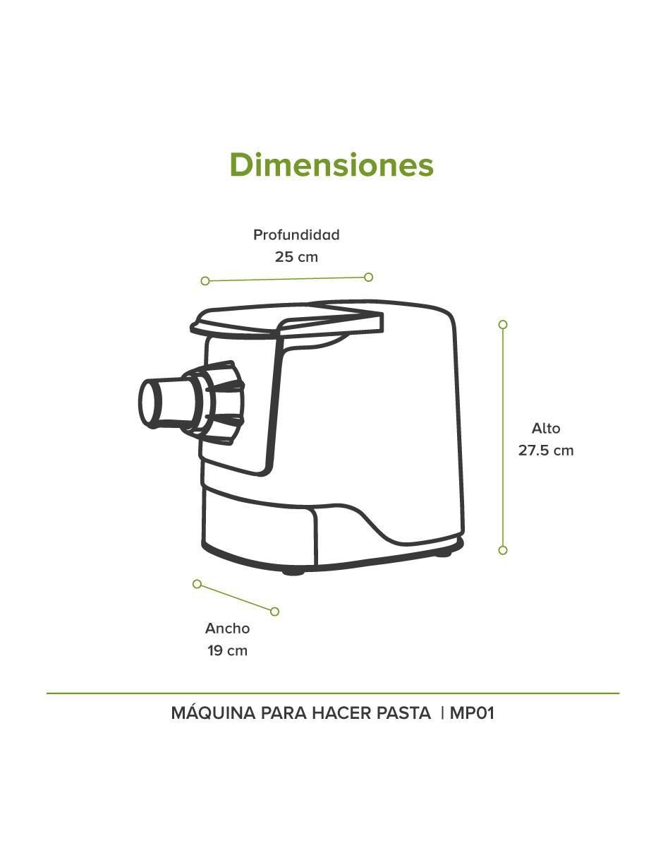 Máquina para pasta eléctrica 8