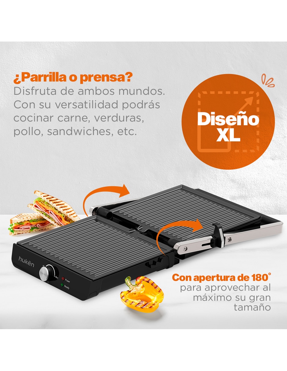 Parrilla eléctrica MK-PG-4V2 de acero 8