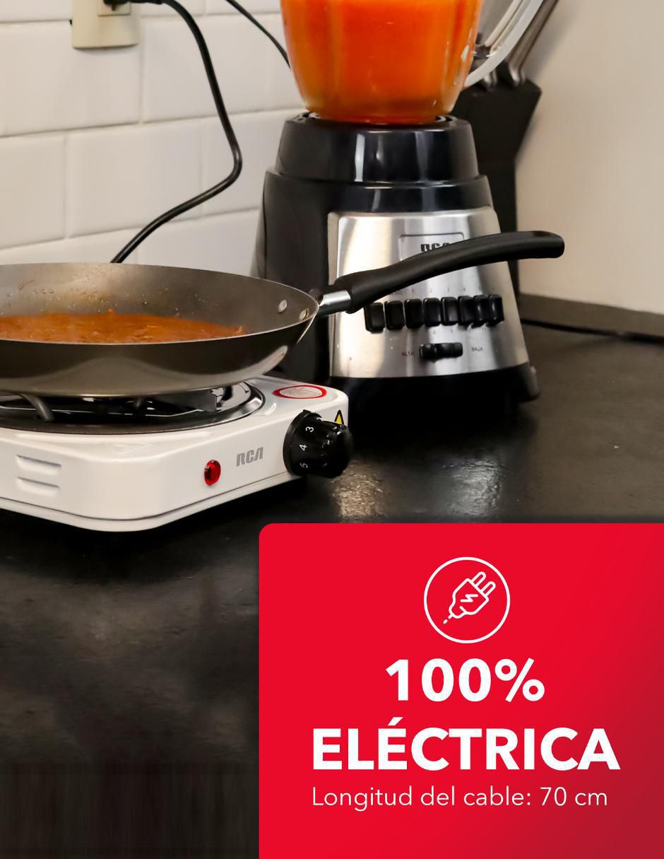 Parrilla eléctrica RC1000A de acero 8