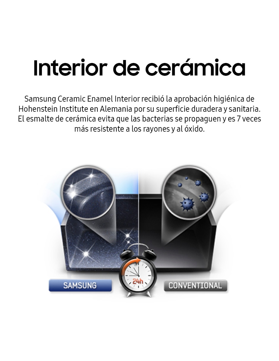 HORNO MICROONDAS SAMSUNG 1.4 PIES NG :: MG402MADXBB