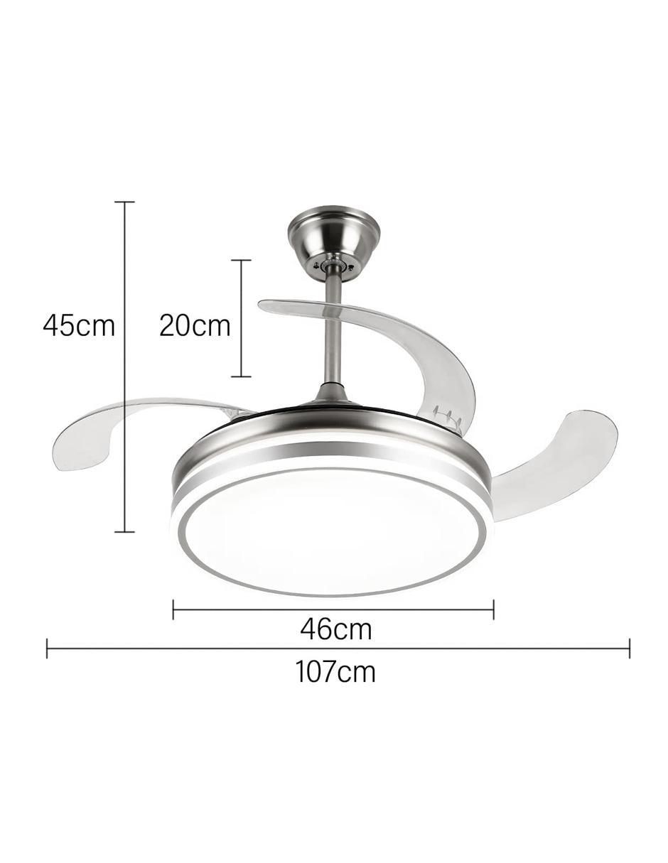 Ventilador de techo con control remoto 6 velocidades 3