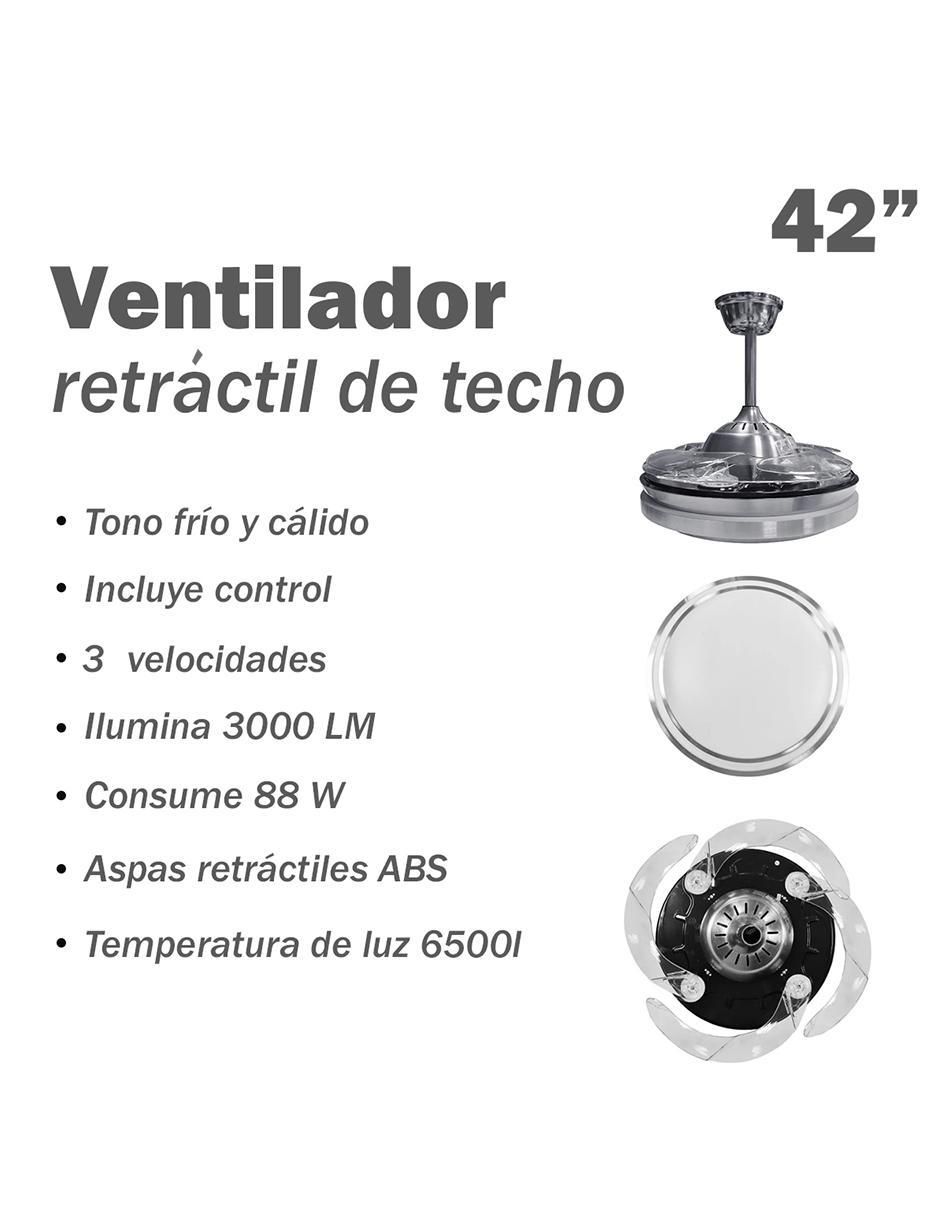 Ventilador de techo con control remoto 3 velocidades 3