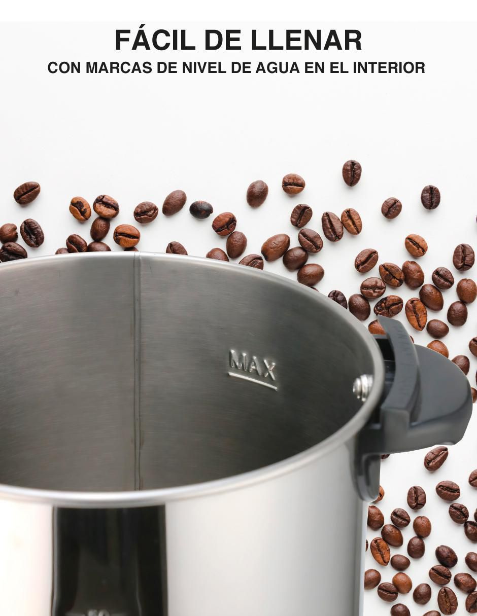 Percoladora 5 bares 40 tazas 7