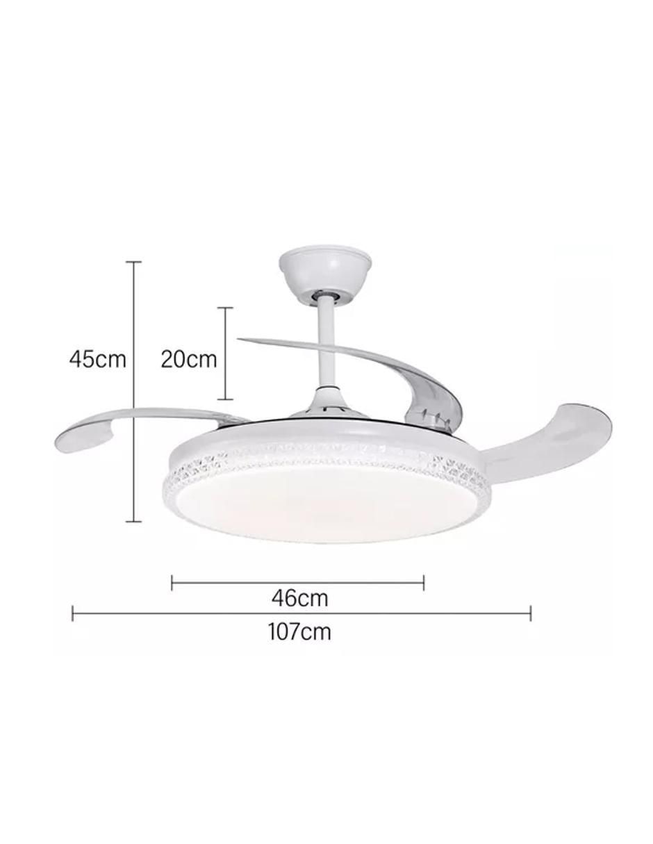 Ventilador de techo con control remoto 6 velocidades 3
