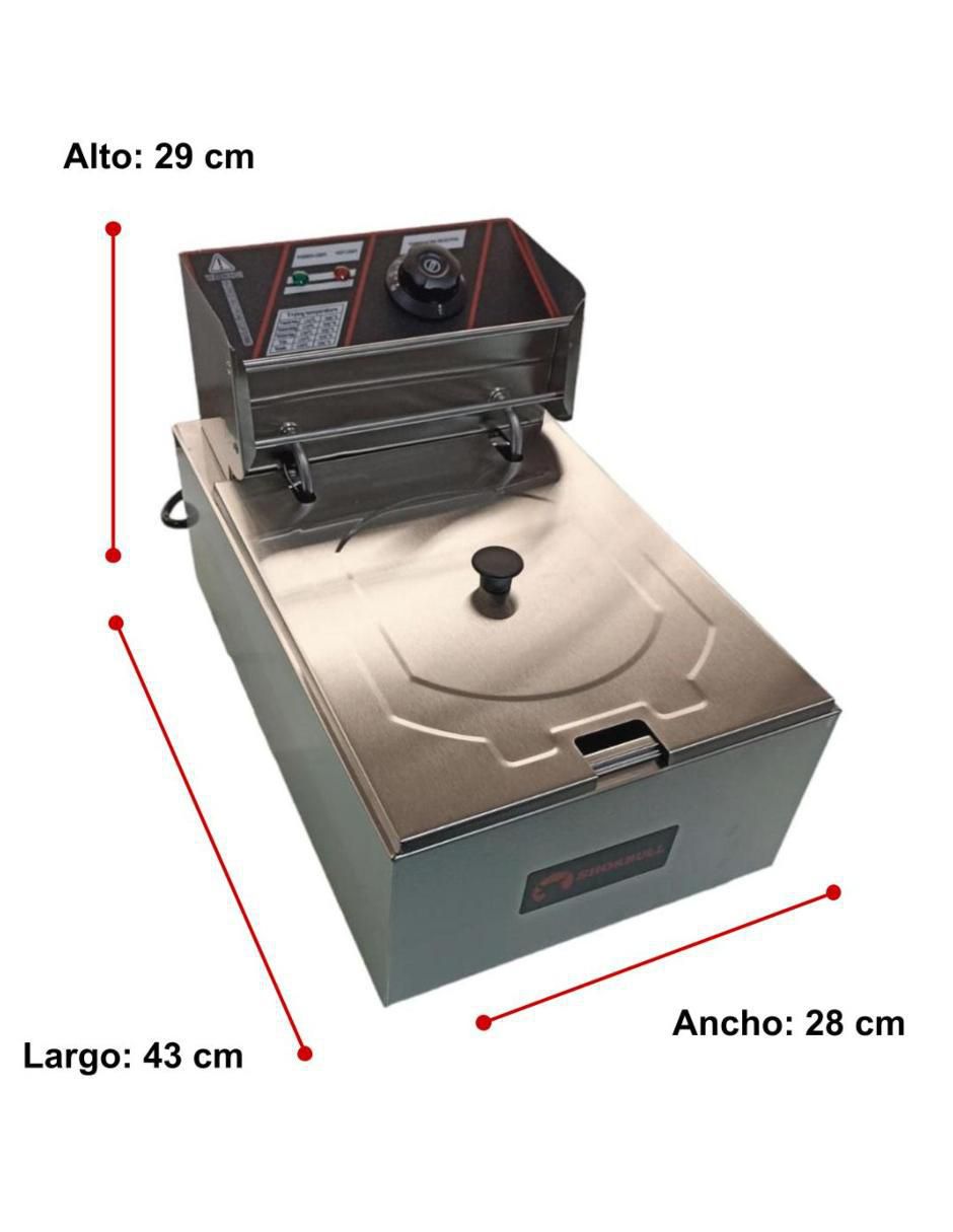 Freidora de aceite Shorbull 6 L fr-001