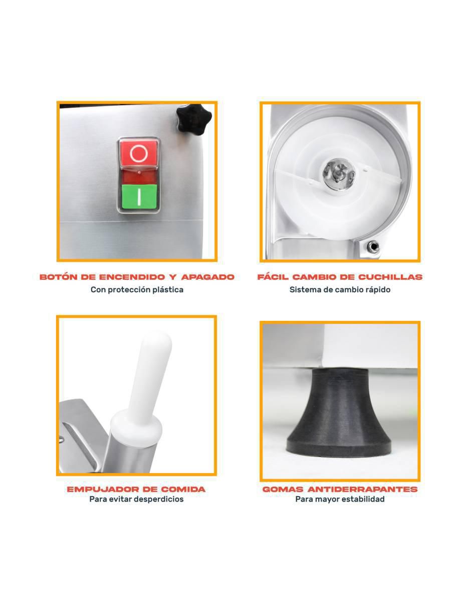 Set procesador de alimentos cuchillas de acero 2