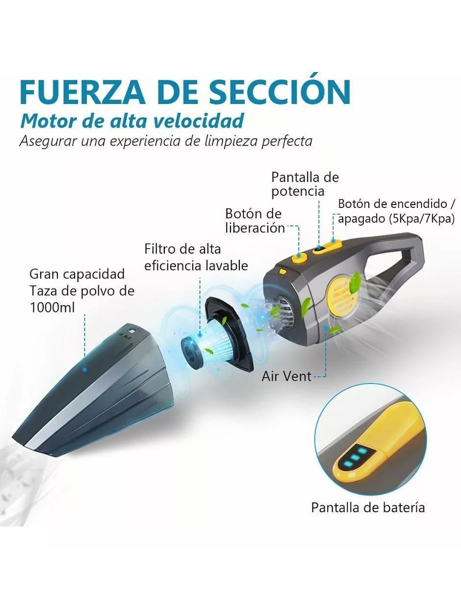 Aspiradora de mano 1 litro 3