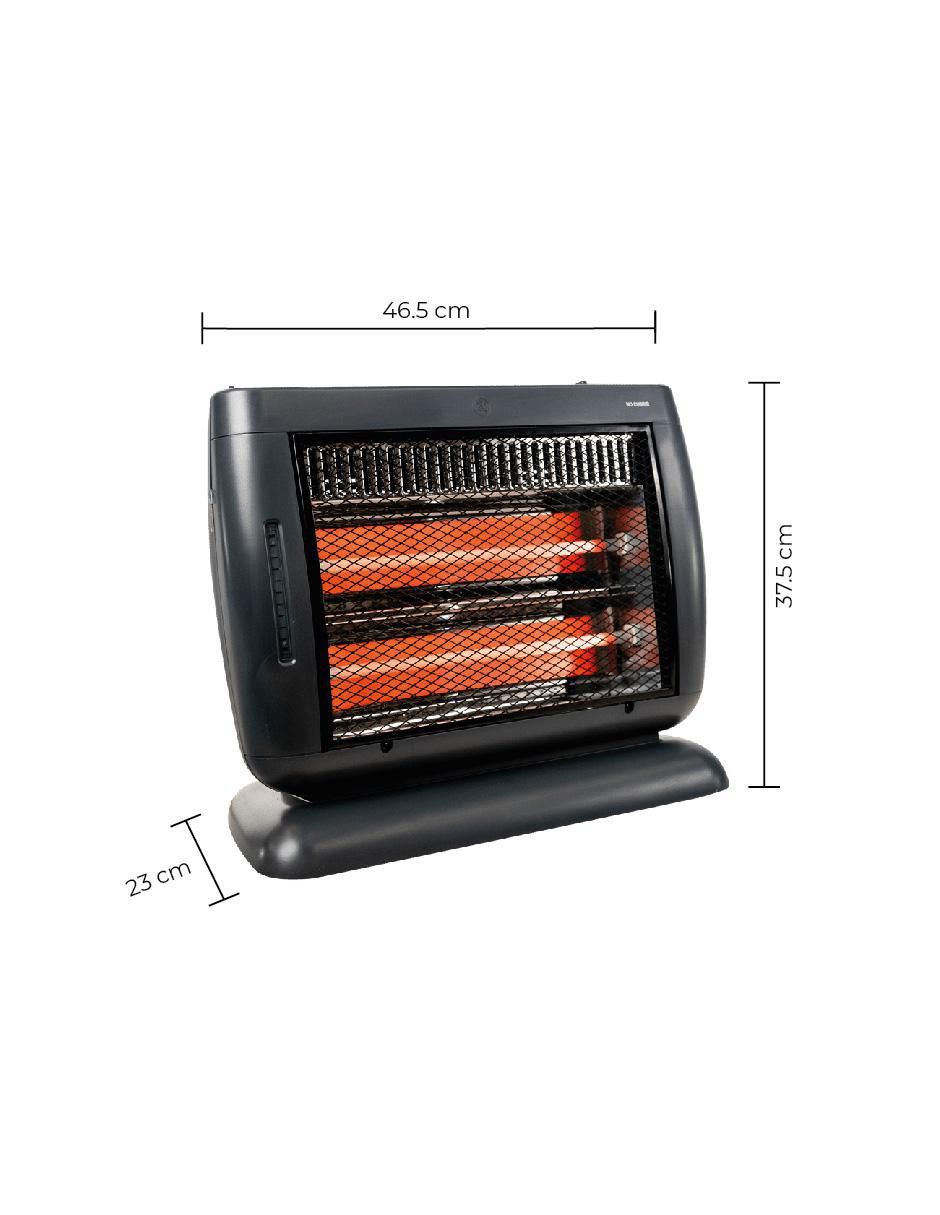 Calefactor de cuarzo eléctrico de 127 V 4