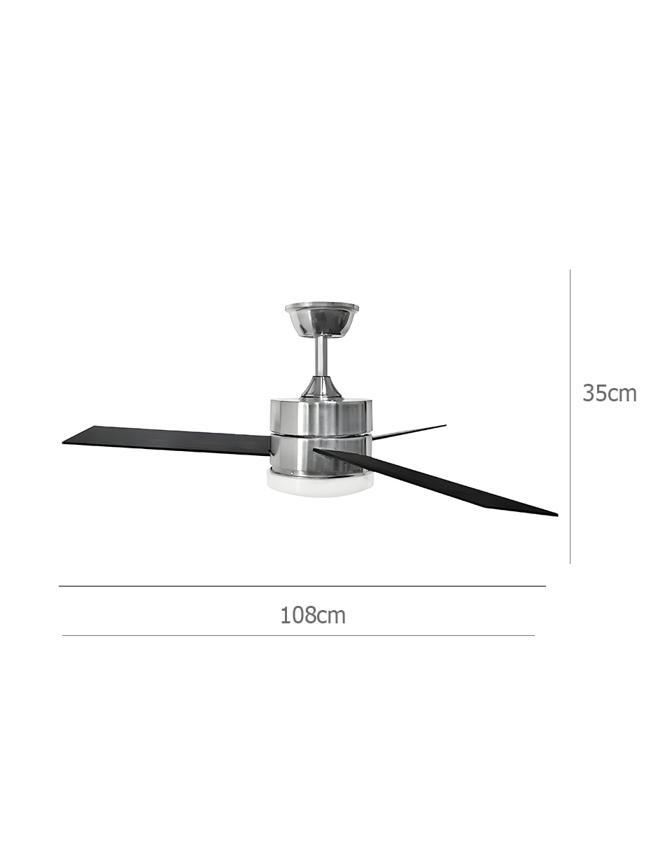 Ventilador de techo con control remoto 6 velocidades 4