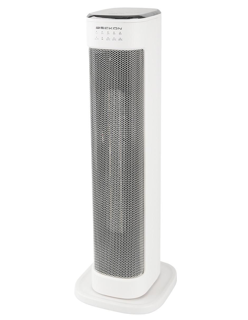 Calefactor De Torre Cerámico Beper 2000W - Con Oscilación Automática, Termostato Ajustable, 2 Niveles De Potencia Y Apagado Por Seguridad
