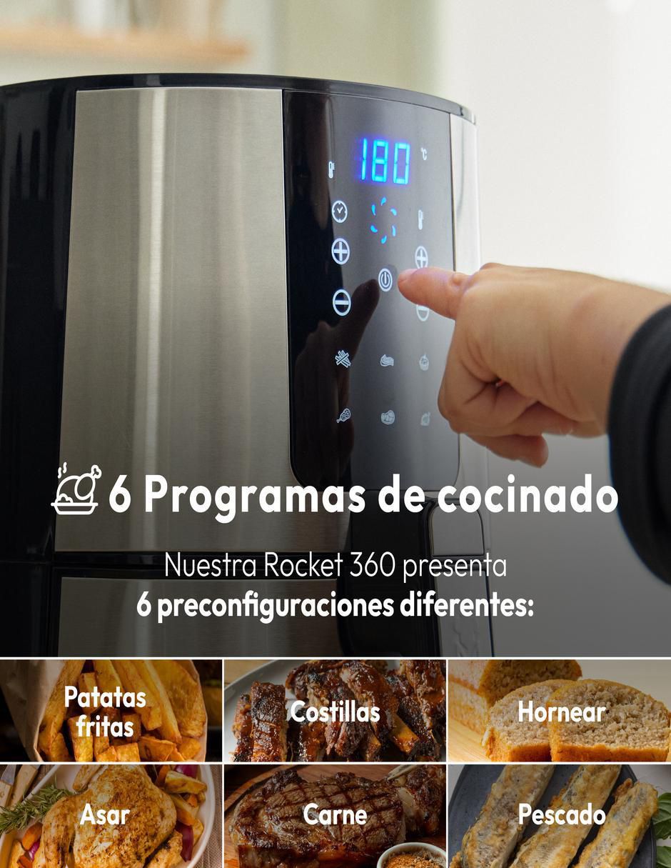 Freidora de aire con compartimento único 3.6 l BGMP-9307 3