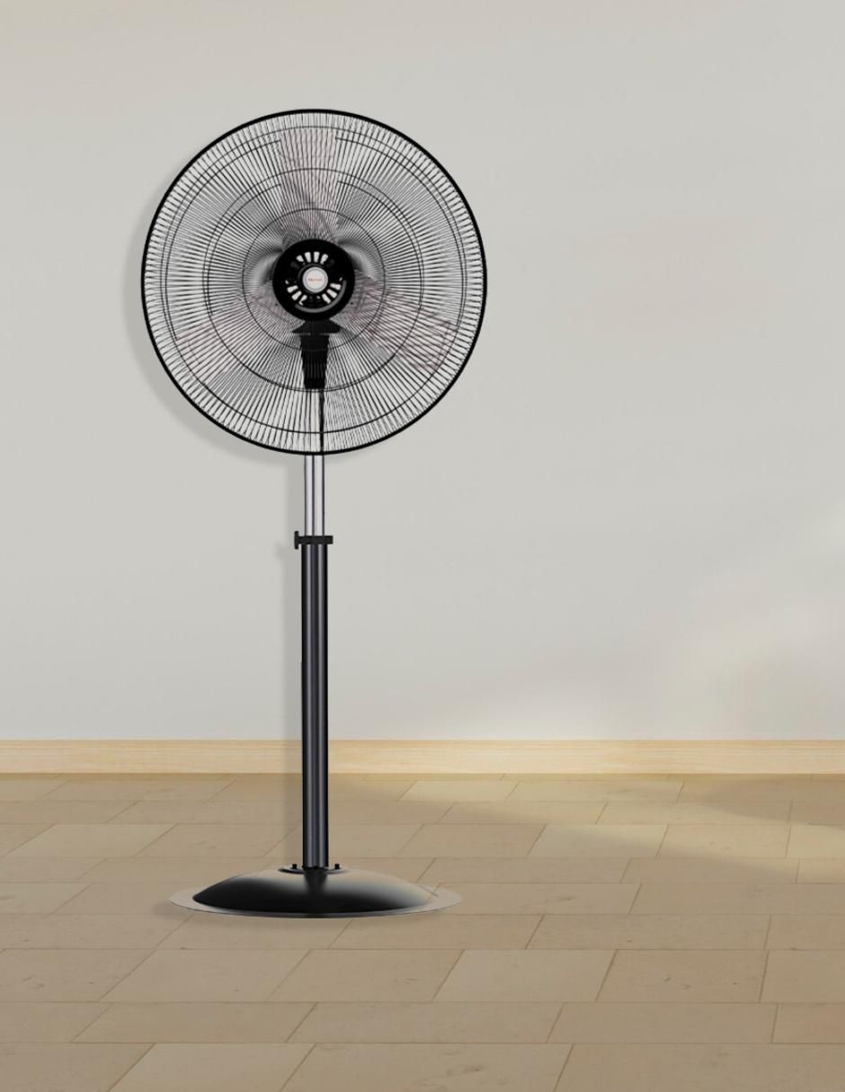Ventilador de pedestal con control remoto 3 velocidades 4