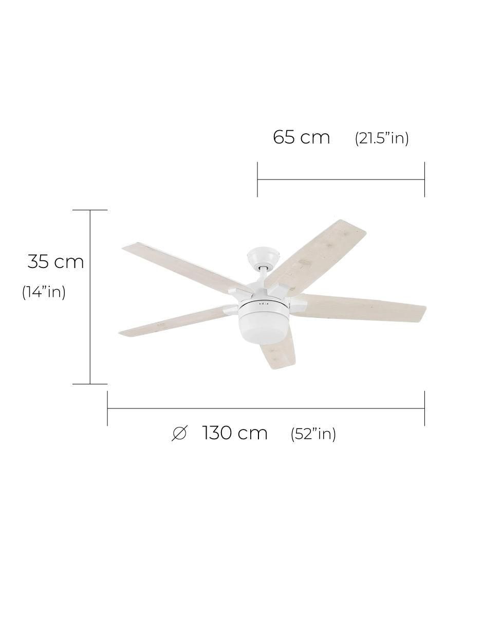 Ventilador de techo con control remoto 3 velocidades 8