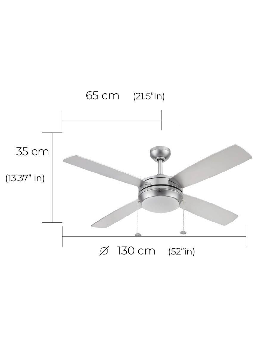 Ventilador de techo con control remoto 3 velocidades 6