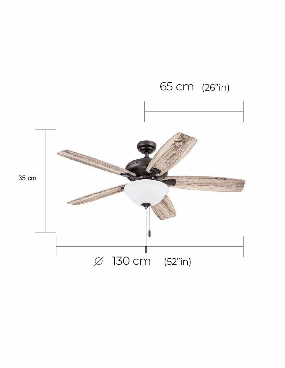 Ventilador de techo 3 velocidades 6