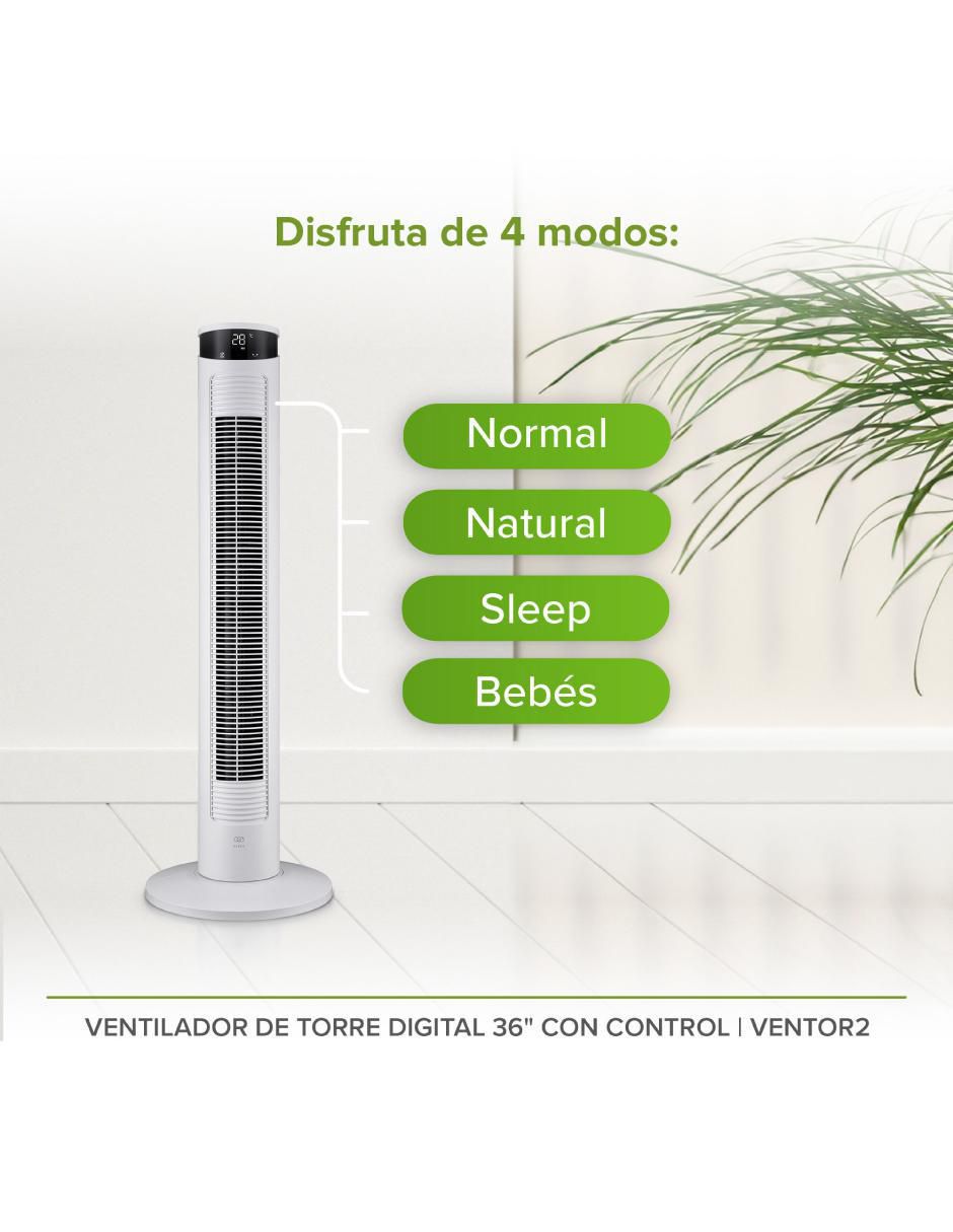 Ventilador de torre con control remoto 3 velocidades 3