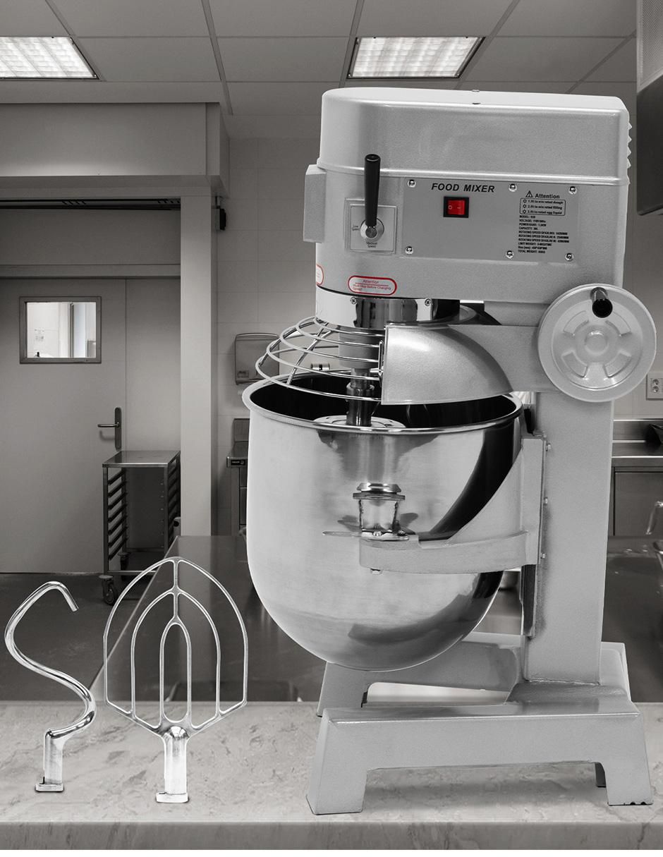 Batidora industrial 3 velocidades Hr-B 6