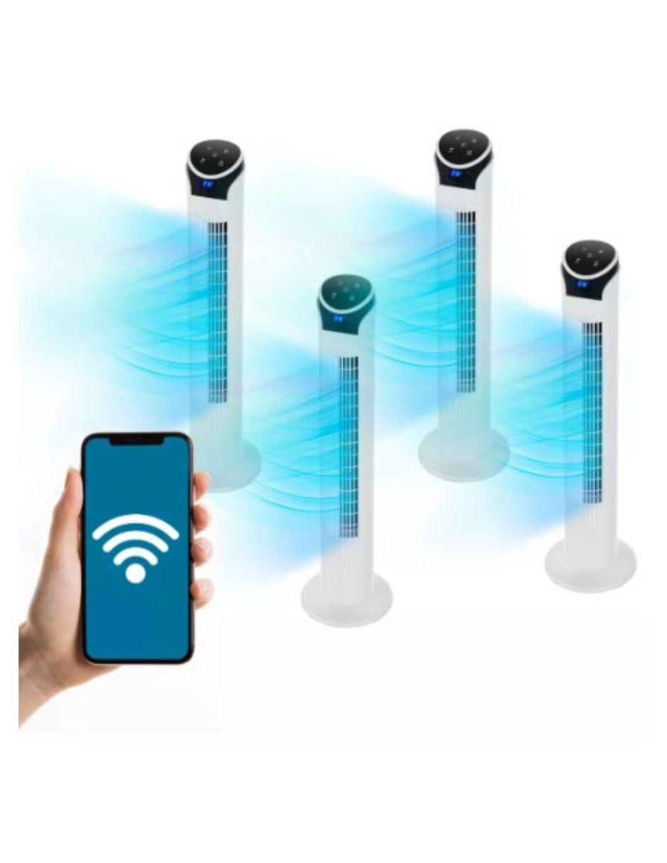Ventilador de torre con control remoto 3 velocidades 2