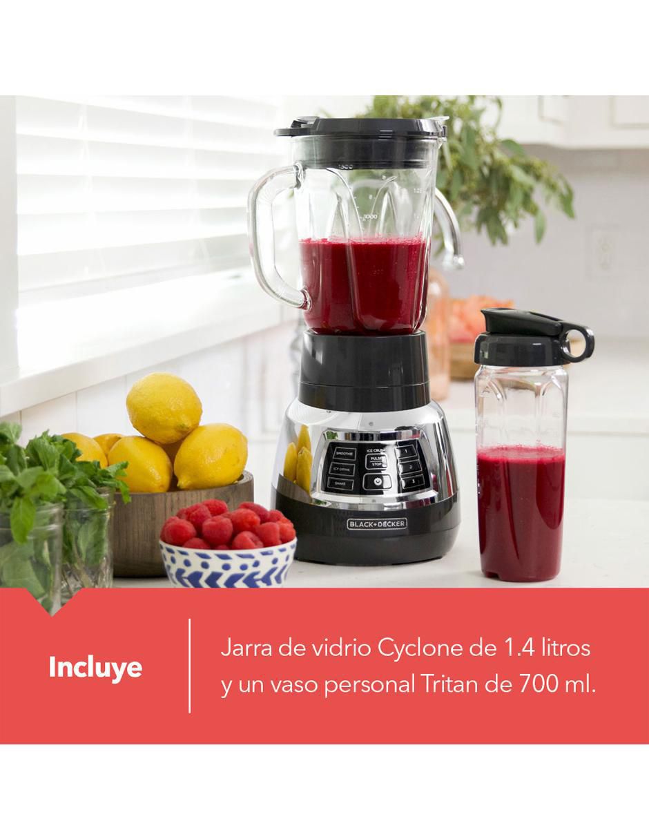 Licuadora bl1400dg-p 3 velocidades 6