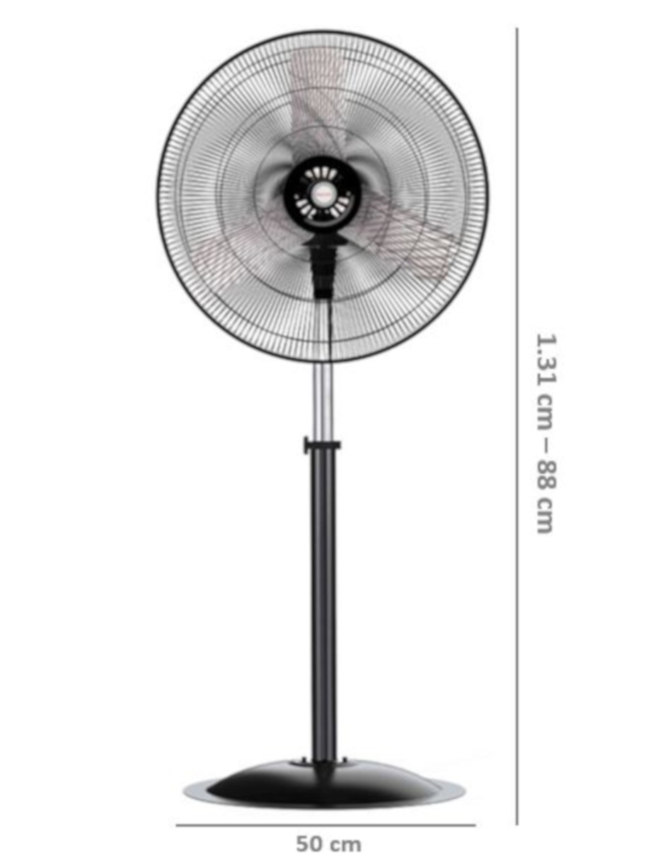 Ventilador de pedestal 3 velocidades 6