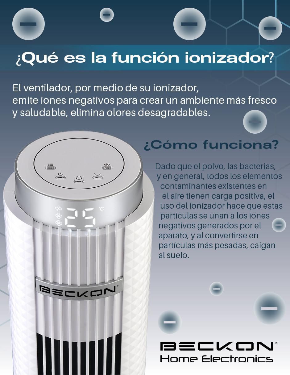 Ventilador de torre con control remoto 3 velocidades 3
