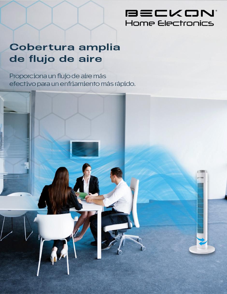 Ventilador de torre con control remoto 3 velocidades 6