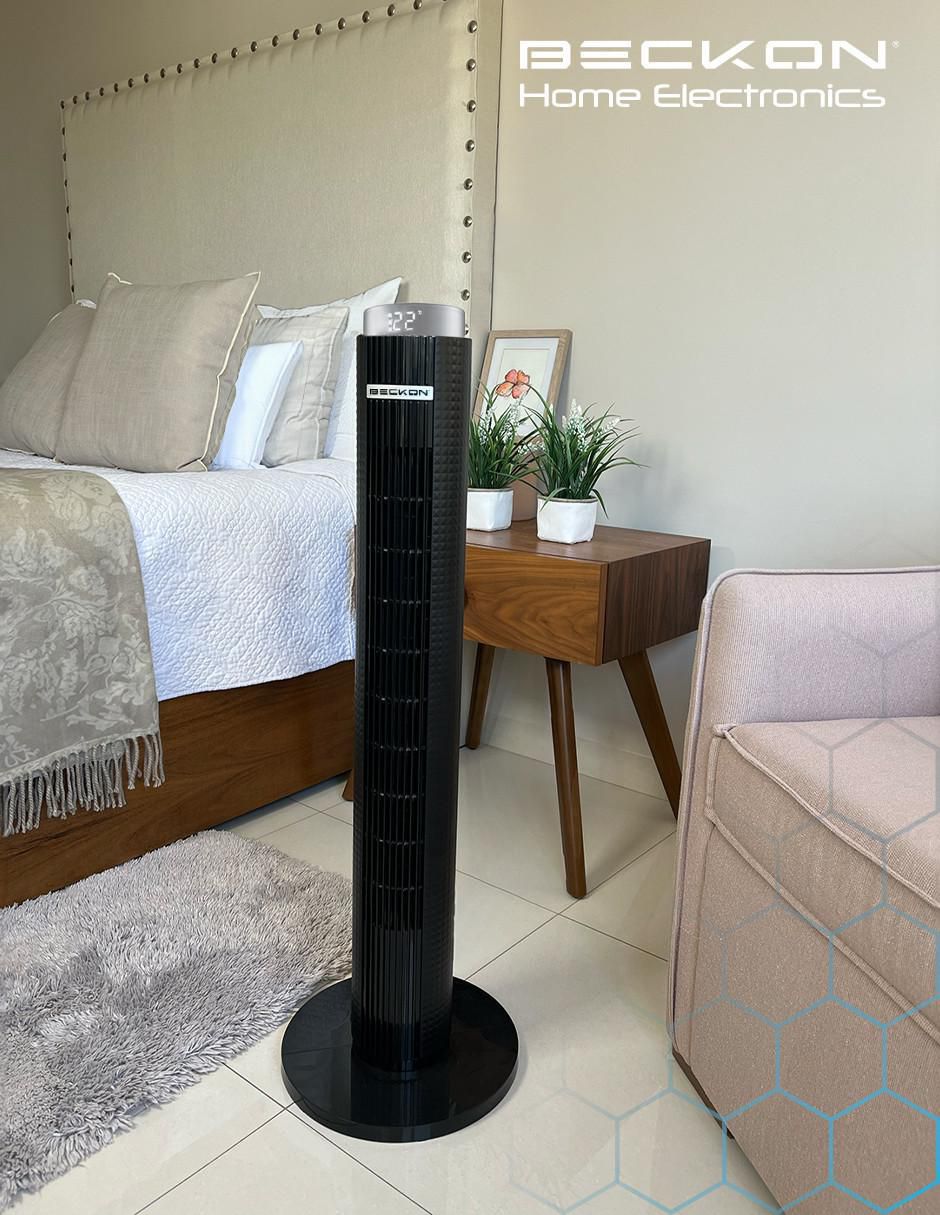 VENTILADOR DE TORRE BV-13DNEGRO, NEGRO 4