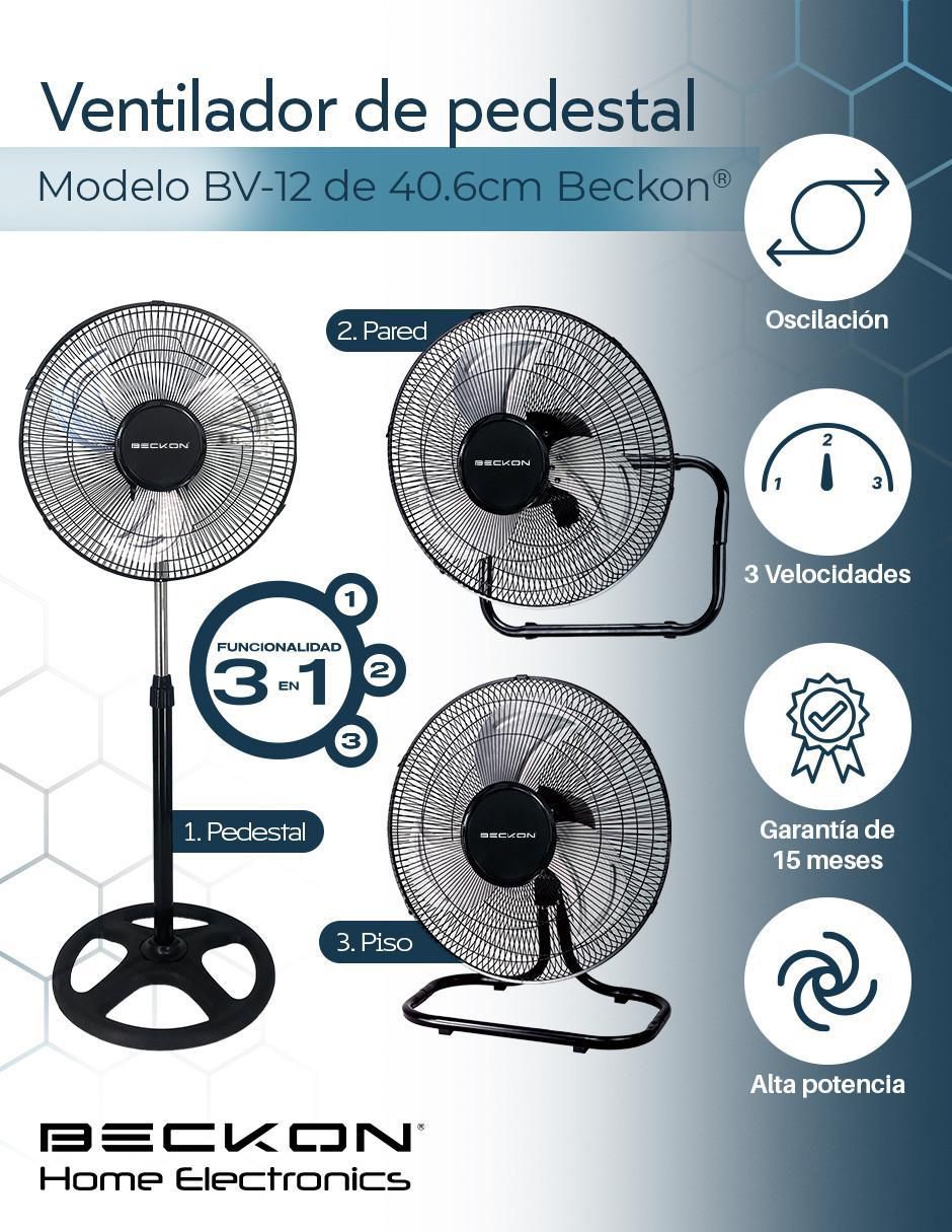 Ventilador 3 en 1 3 velocidades 2