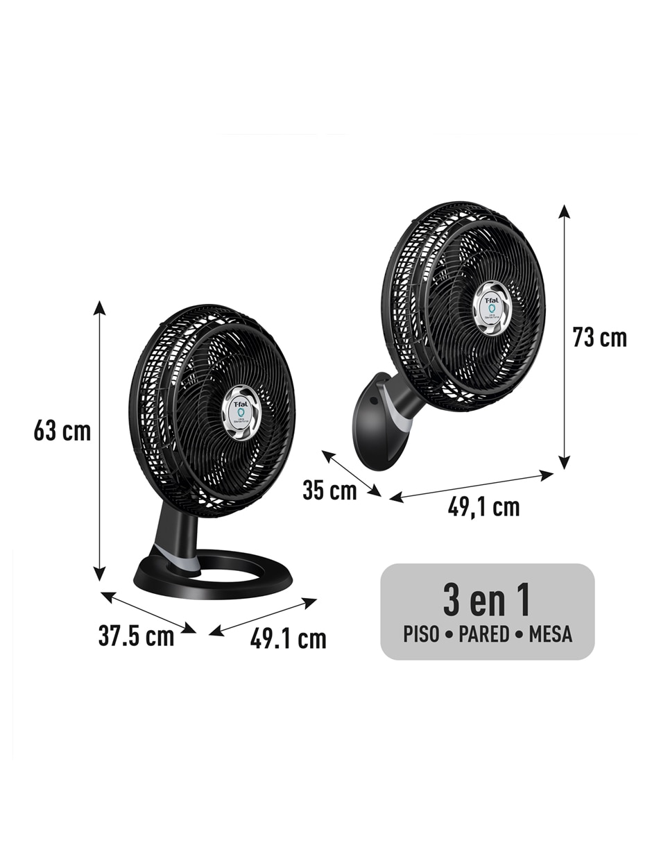 Ventilador 3 en 1 4 velocidades 8