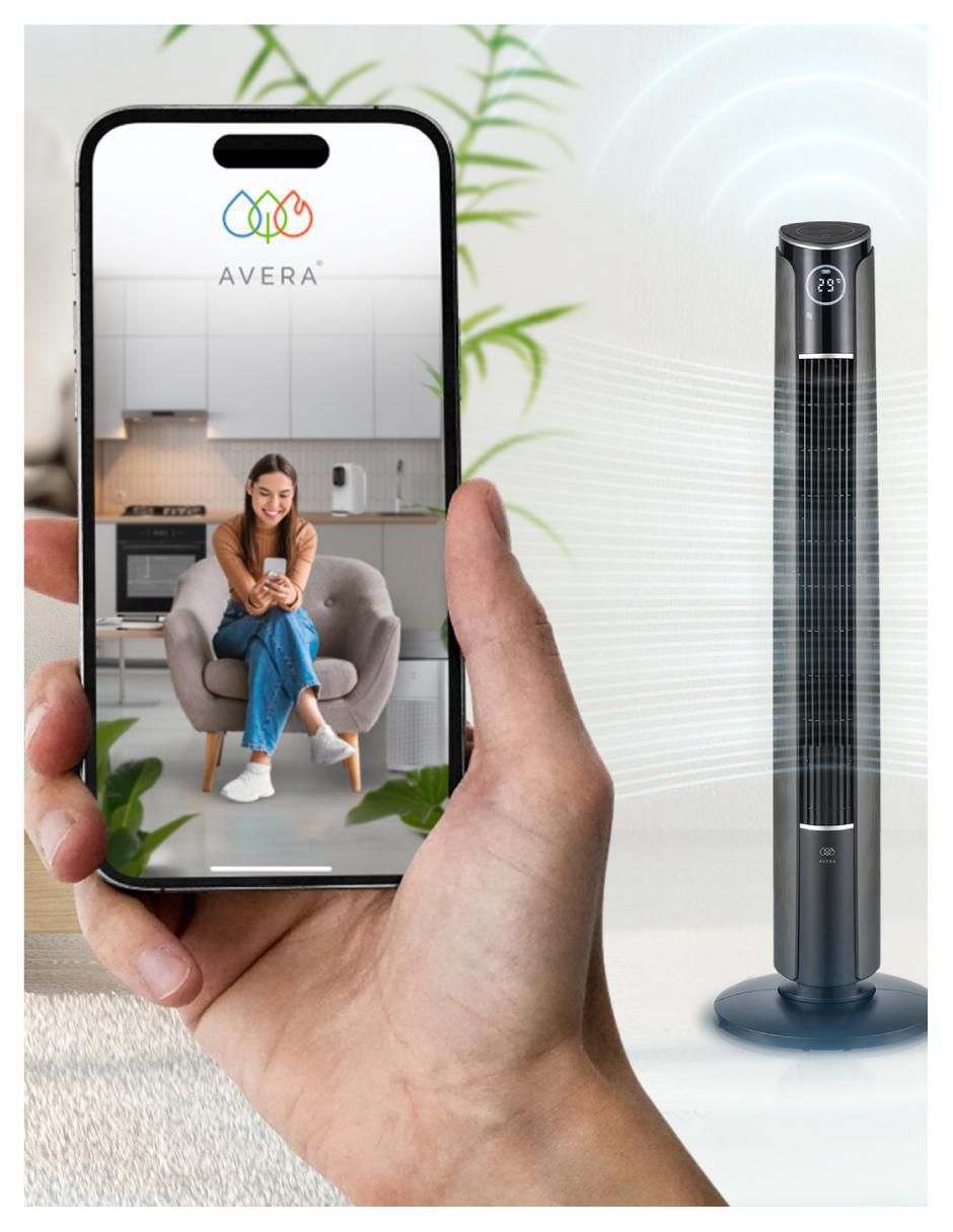 Ventilador de torre con control remoto 3 velocidades 2