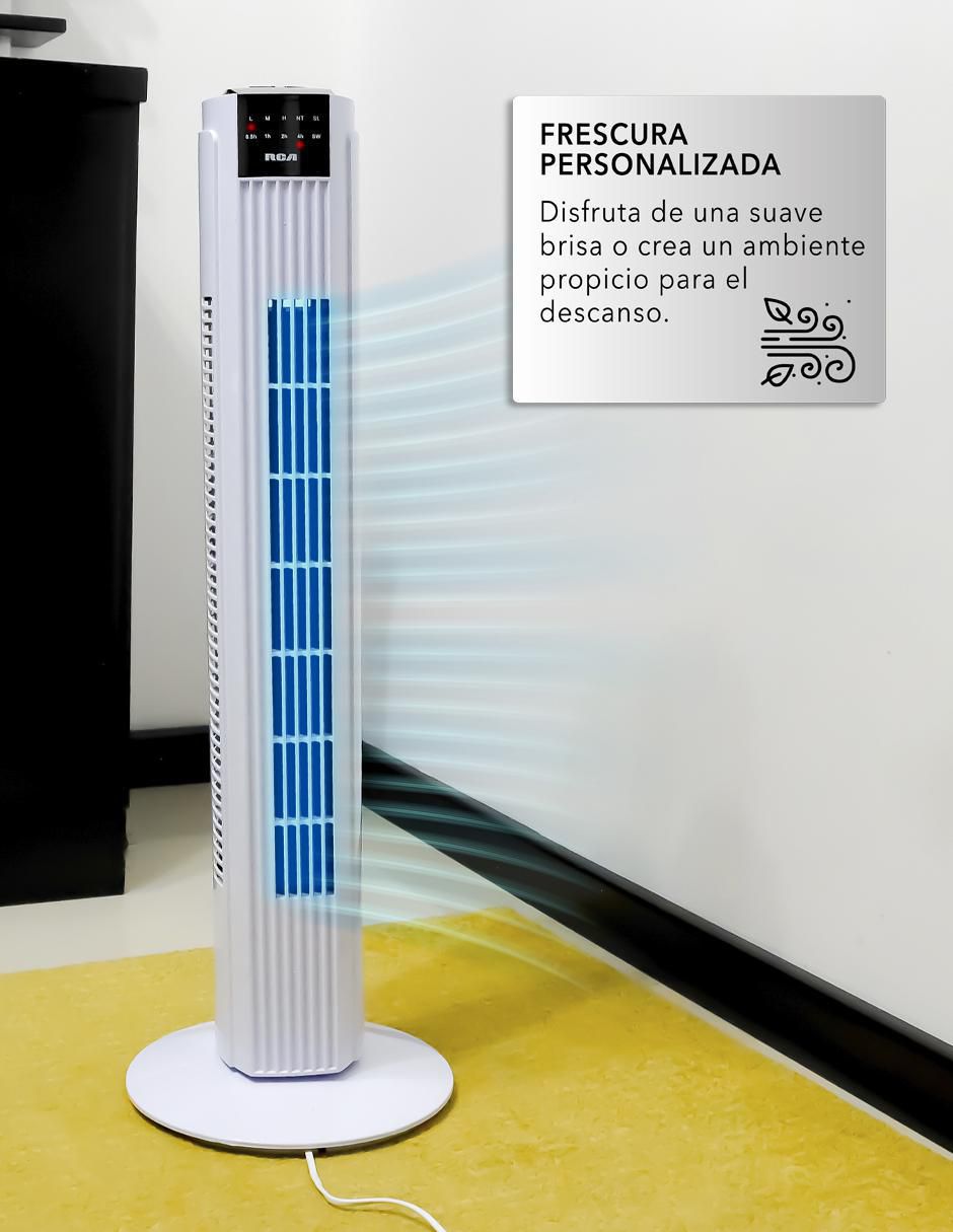 Ventilador de torre con control remoto 3 velocidades 3