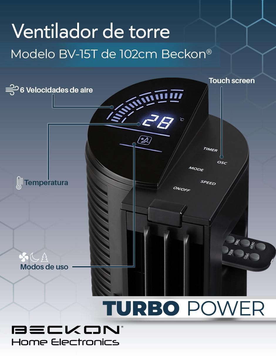 Ventilador de torre con control remoto 6 velocidades 2