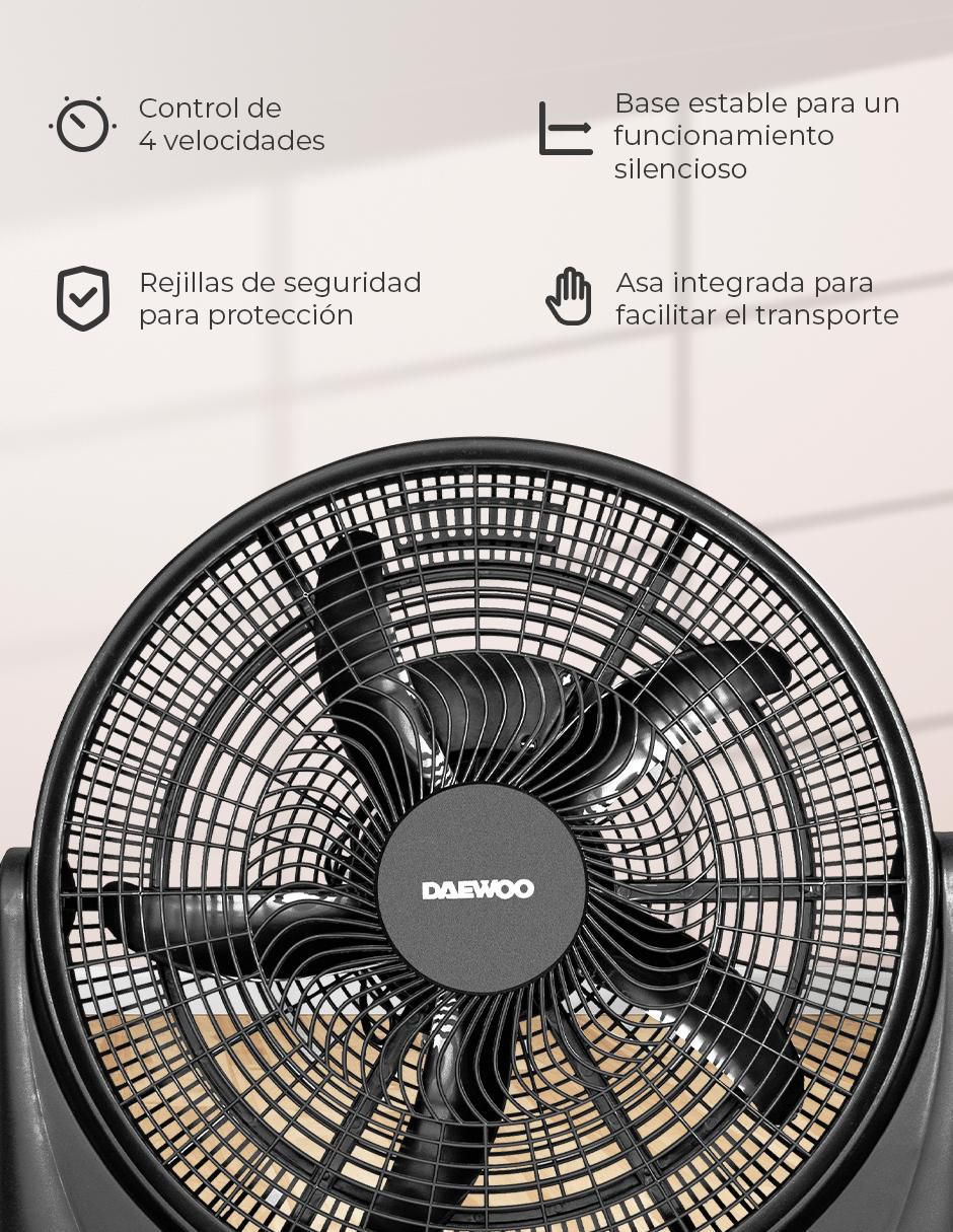 Ventilador de piso 4 velocidades 5