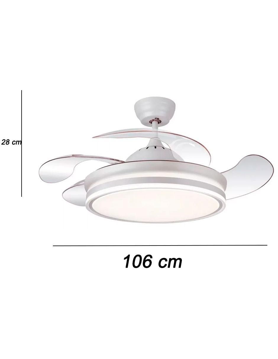 Ventilador de techo con control remoto 6 velocidades 4