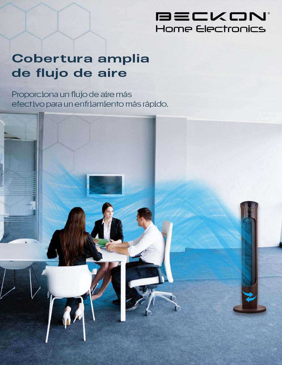 Ventilador de torre con control remoto 3 velocidades 7