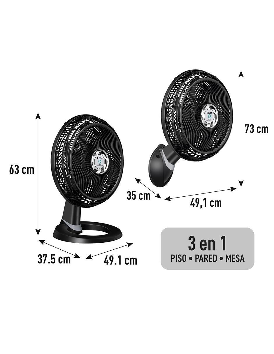 Ventilador 3 en 1 4 velocidades 5
