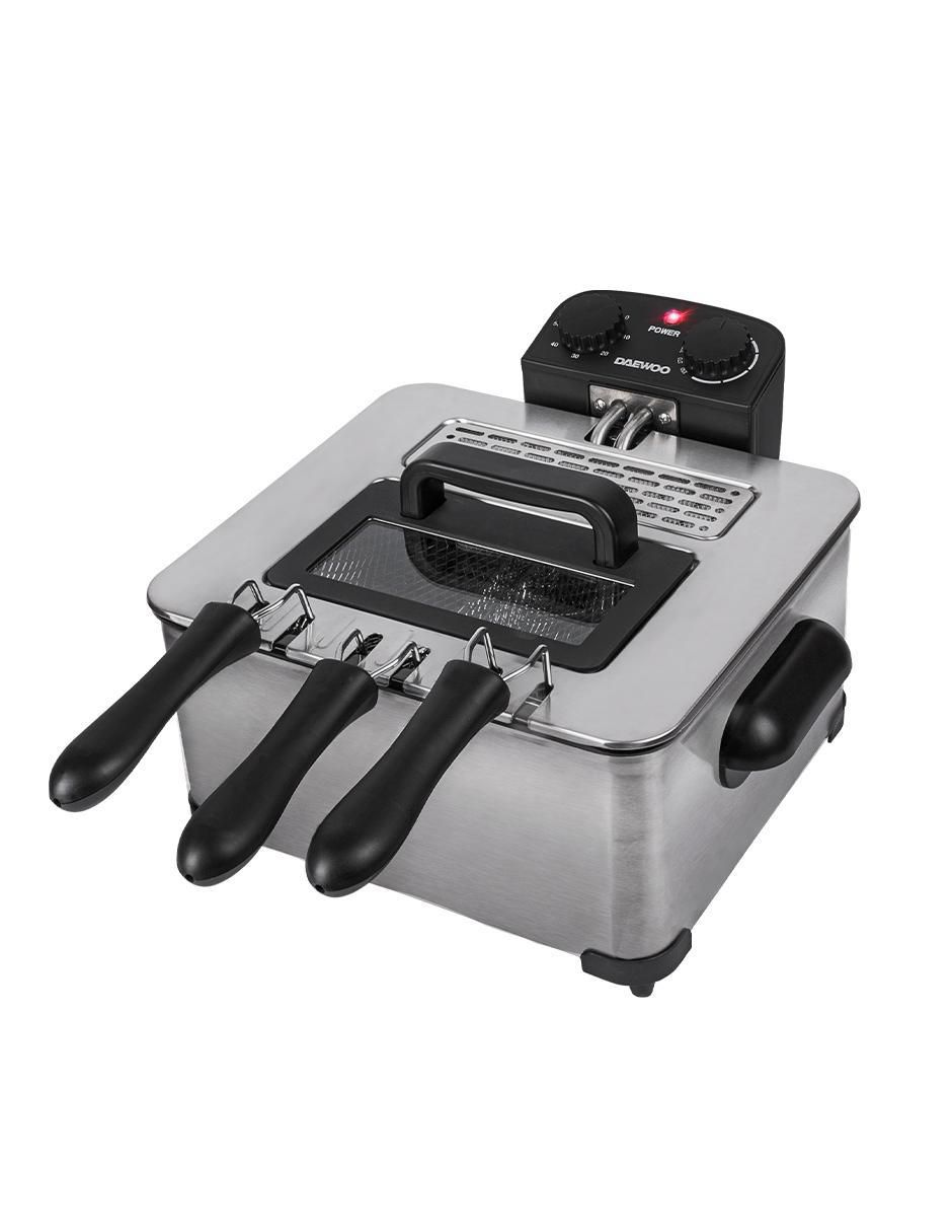 Freidora de aire con compartimento triple 4 L Ddf-376 Freidora de aire con compartimento triple 4 L Ddf-376