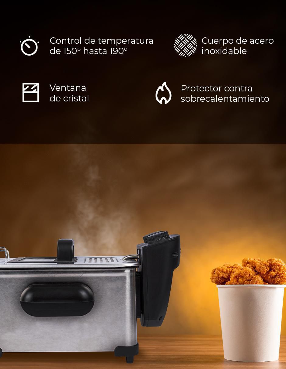 Freidora de aire con compartimento triple 4 L Ddf-376 5
