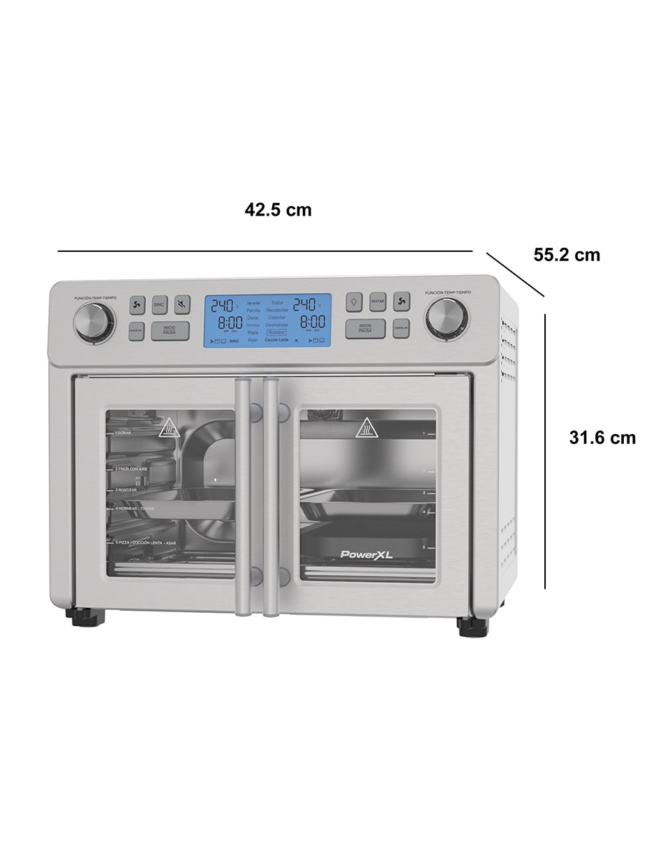 Horno eléctrico freidora Smartsynx Duplex 24L 9