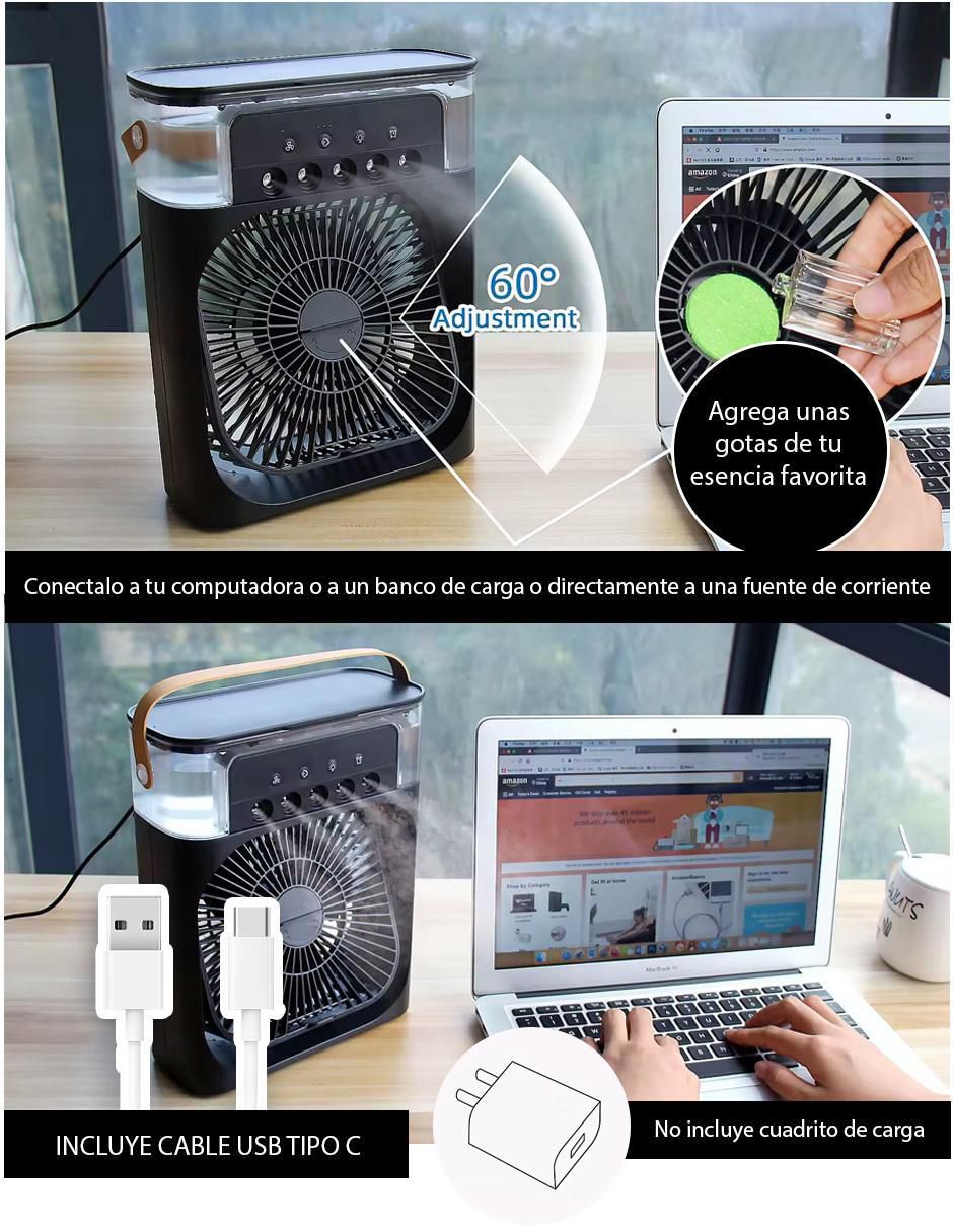 Ventilador de escritorio dosyu technology "con control remoto" (si aplica) 3 "velocidades"