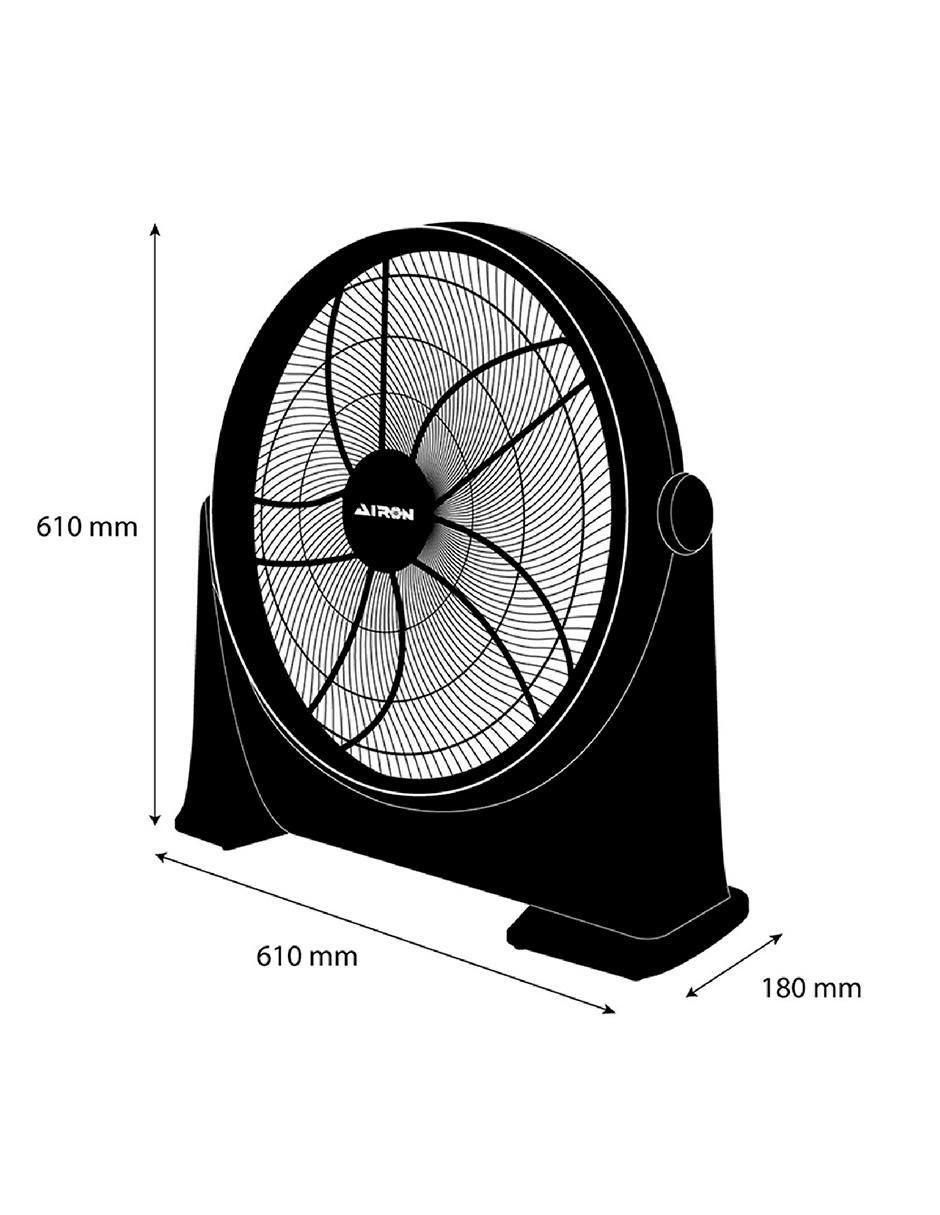 Ventilador de piso 3 velocidades 8