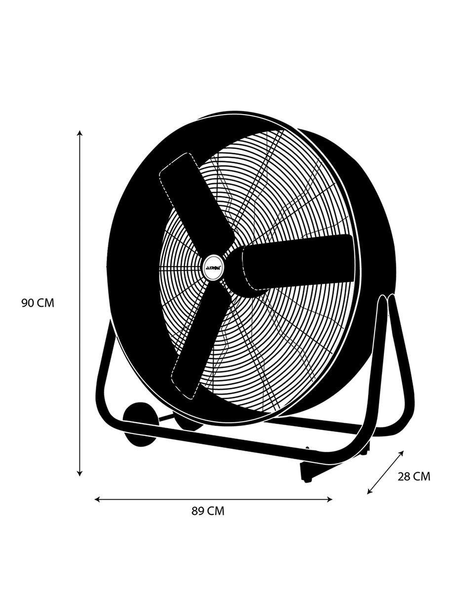 Ventilador de piso 2 velocidades 4