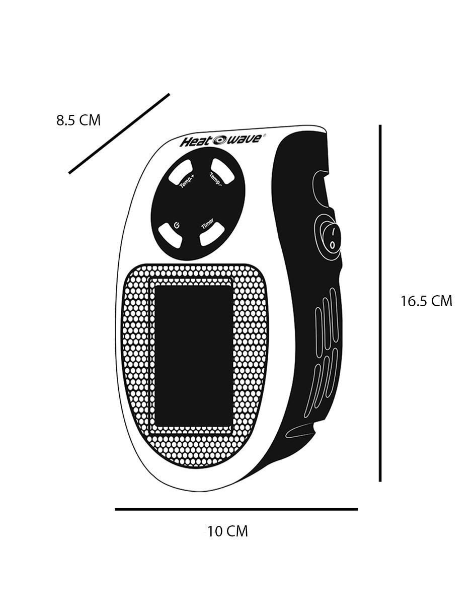 Calefactor portátil eléctrico de 127 V 7